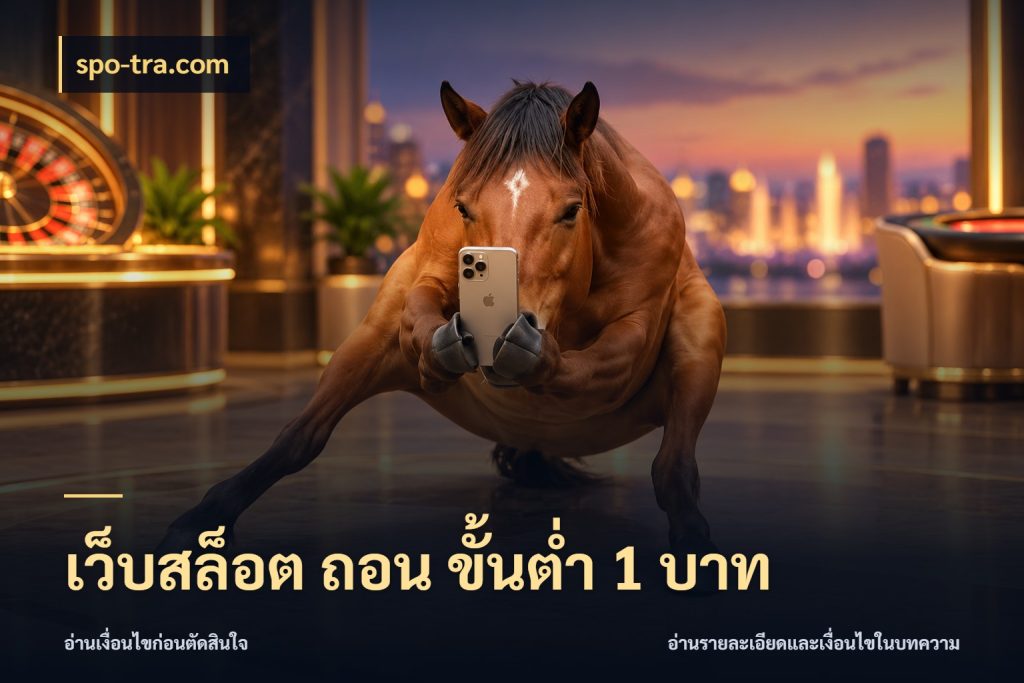 เว็บสล็อต ถอน ขั้นต่ำ 1 บาท จำนวนเริ่มต้นกับสไตล์เกมที่ชอบ ในมุม spo-tra.com