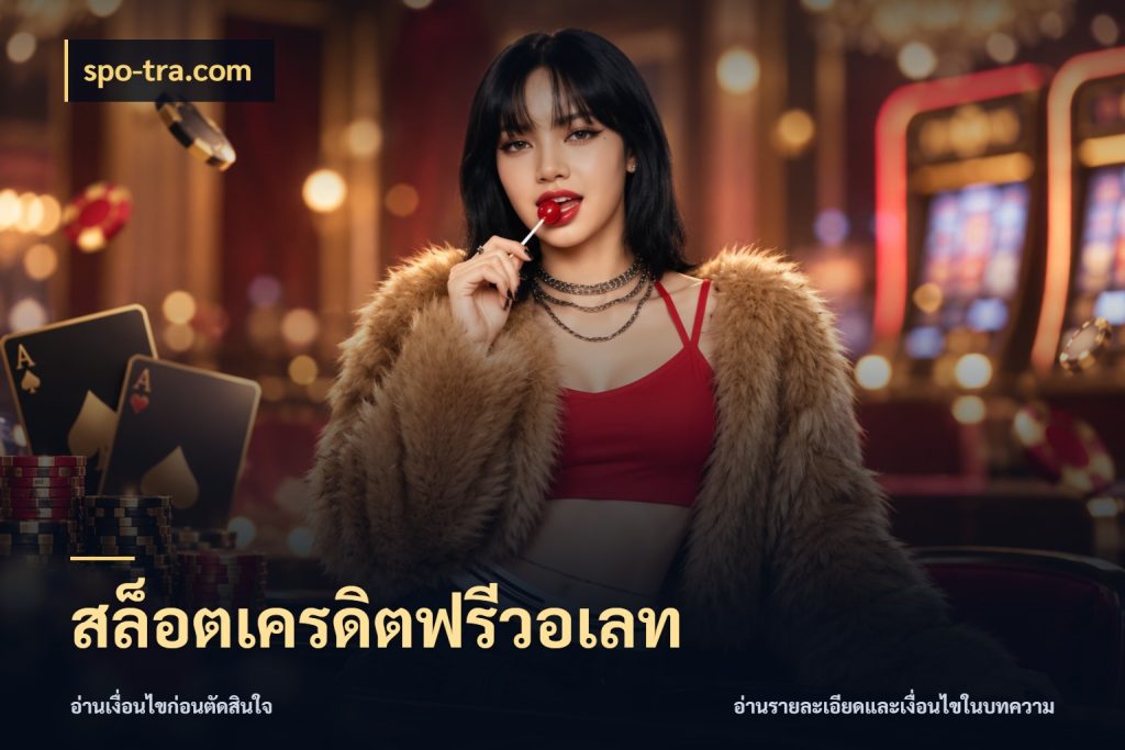 สล็อตเครดิตฟรีวอเลท spo-tra.com สายโบนัสเลือกมุมเครดิตให้ตรงสไตล์