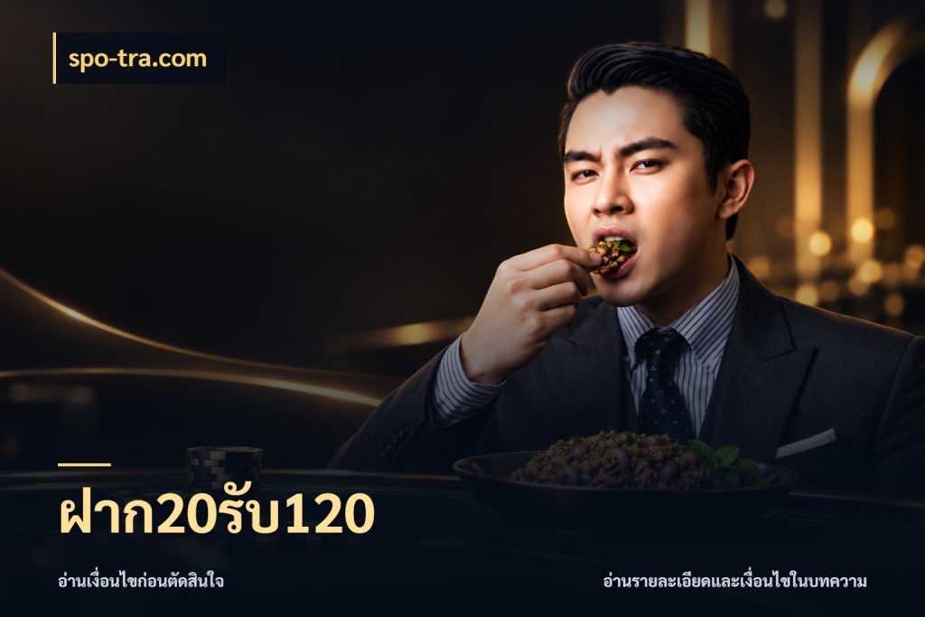 ฝาก20รับ120 เครดิตกับรูปแบบโปรที่ตรงใจ สไตล์ spo-tra.com