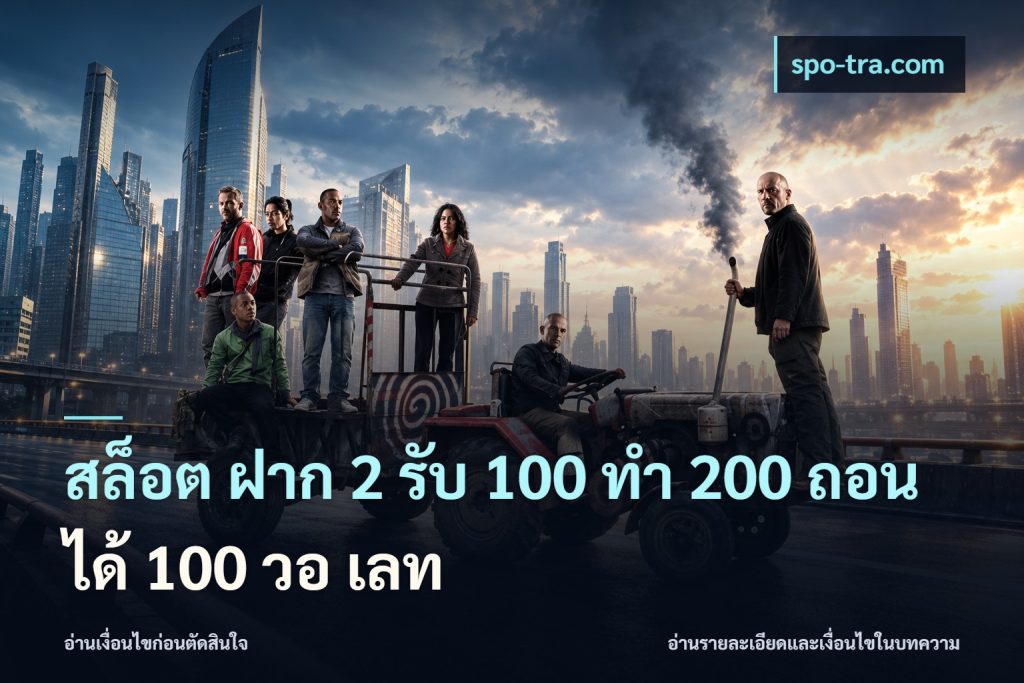 สล็อต ฝาก 2 รับ 100 ทํา 200 ถอนได้ 100 วอ เลท