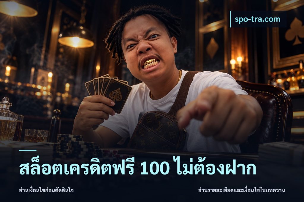 สล็อตเครดิตฟรี 100 ไม่ต้องฝาก