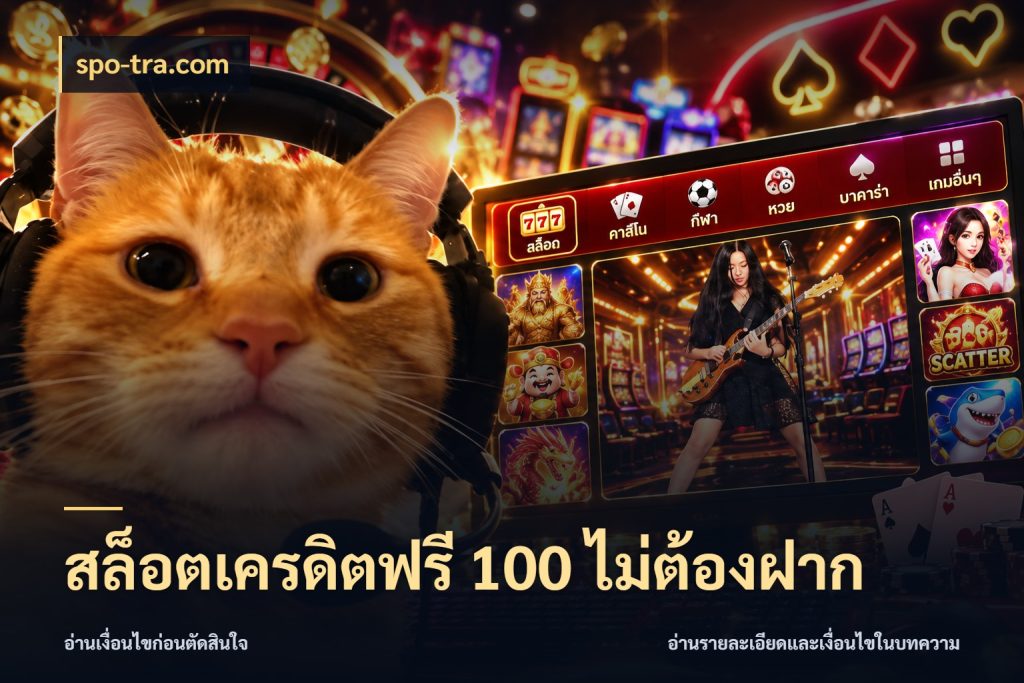 สล็อตเครดิตฟรี 100 ไม่ต้องฝาก spo-tra.com ชนิดเครดิตกับสิทธิ์ที่คุณอยากรู้