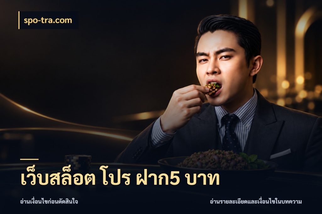 เว็บสล็อต โปร ฝาก5 บาท เกมที่ชอบในขอบเขตเงินของตัวเอง สไตล์ spo-tra.com