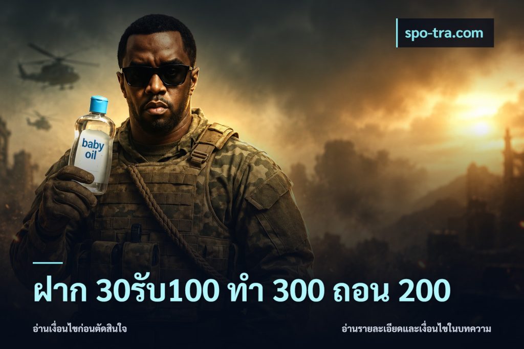 ฝาก 30รับ100 ทํา 300 ถอน 200