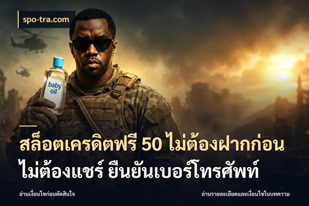 สล็อตเครดิตฟรี 50 ไม่ต้องฝากก่อน ไม่ต้องแชร์ ยืนยันเบอร์โทรศัพท์ เครดิตฟรีในมุมที่สายโบนัสสนใจ ในมุม spo-tra.com