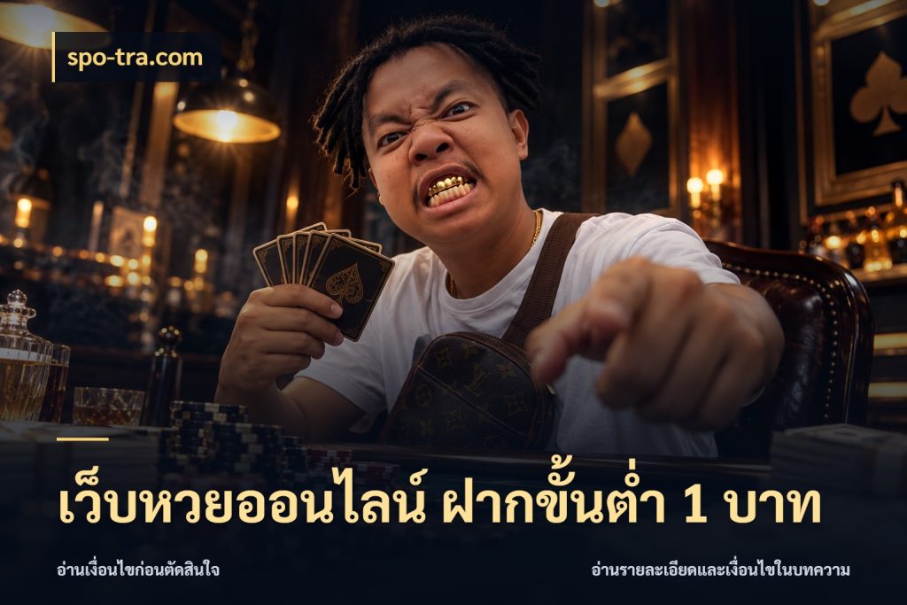 เว็บหวยออนไลน์ ฝากขั้นต่ำ 1 บาท ขอบเขตเงินที่คุณเลือกกับบริการหวย สไตล์ spo-tra.com