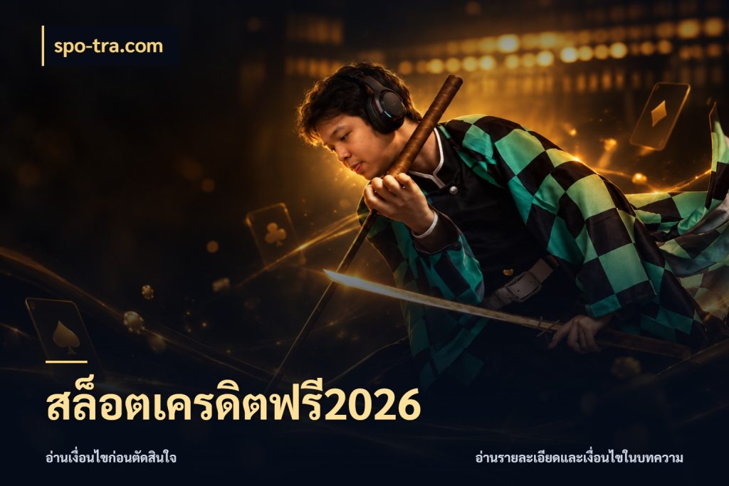 สล็อตเครดิตฟรี2026 จับมุมเด่นของเครดิตฟรีให้ตรงใจ กับ spo-tra.com
