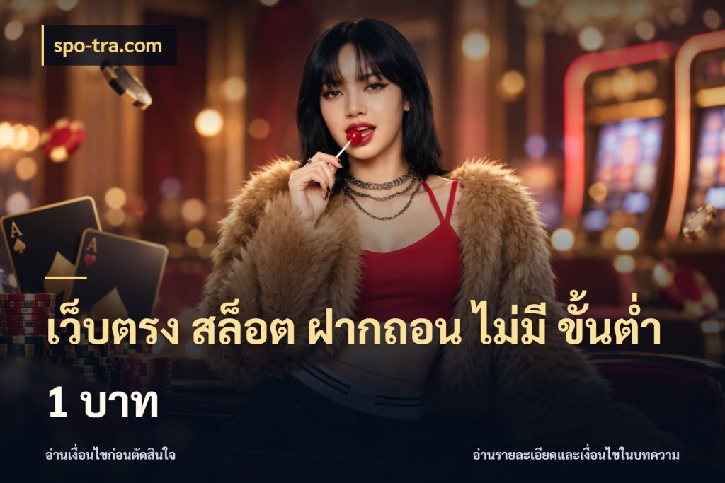 เว็บตรง สล็อต ฝากถอน ไม่มี ขั้นต่ำ 1 บาท ทุนเบาก็มีสีสันในจังหวะของคุณ ในมุม spo-tra.com