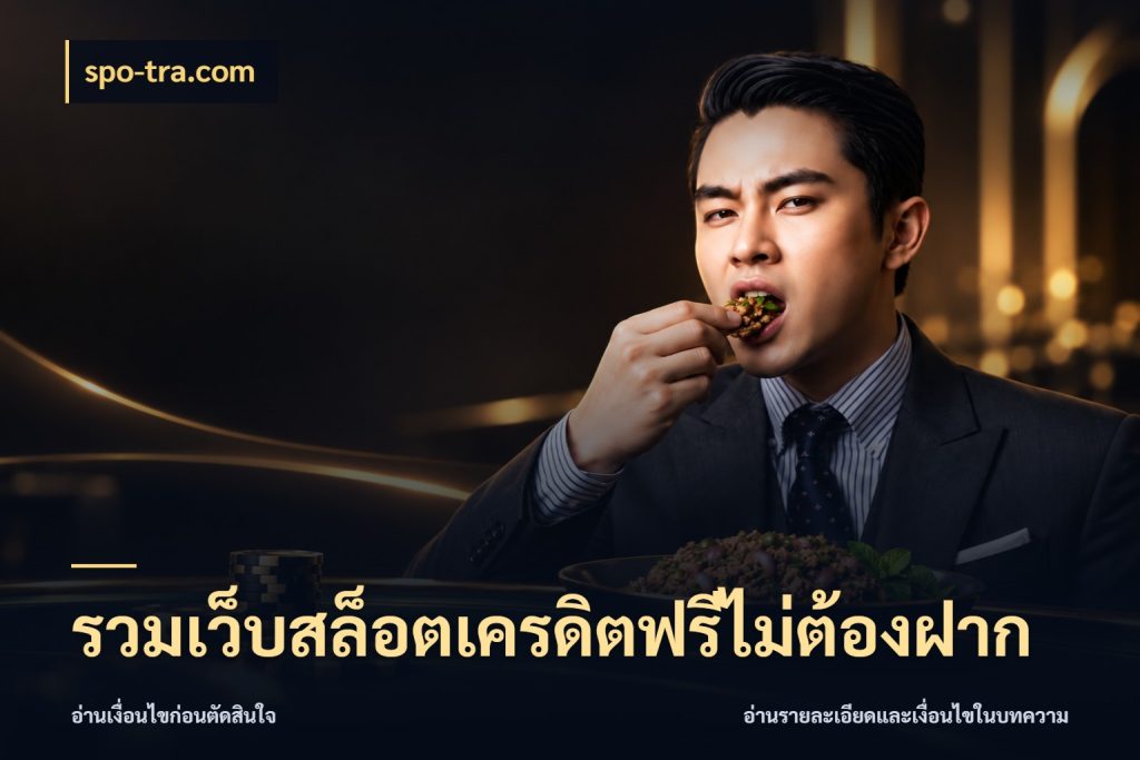 รวมเว็บสล็อตเครดิตฟรีไม่ต้องฝาก รู้จักยอดและขอบเขตของเครดิตฟรี ในมุม spo-tra.com
