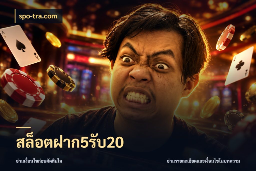 สล็อตฝาก5รับ20 โปรยอดรับที่สายเกมสนใจ สไตล์ spo-tra.com