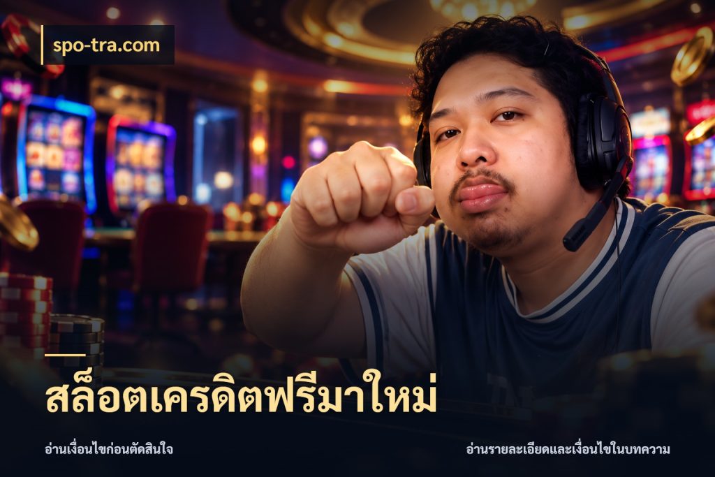 สล็อตเครดิตฟรีมาใหม่ spo-tra.com สายโบนัสเลือกมุมเครดิตให้ตรงสไตล์