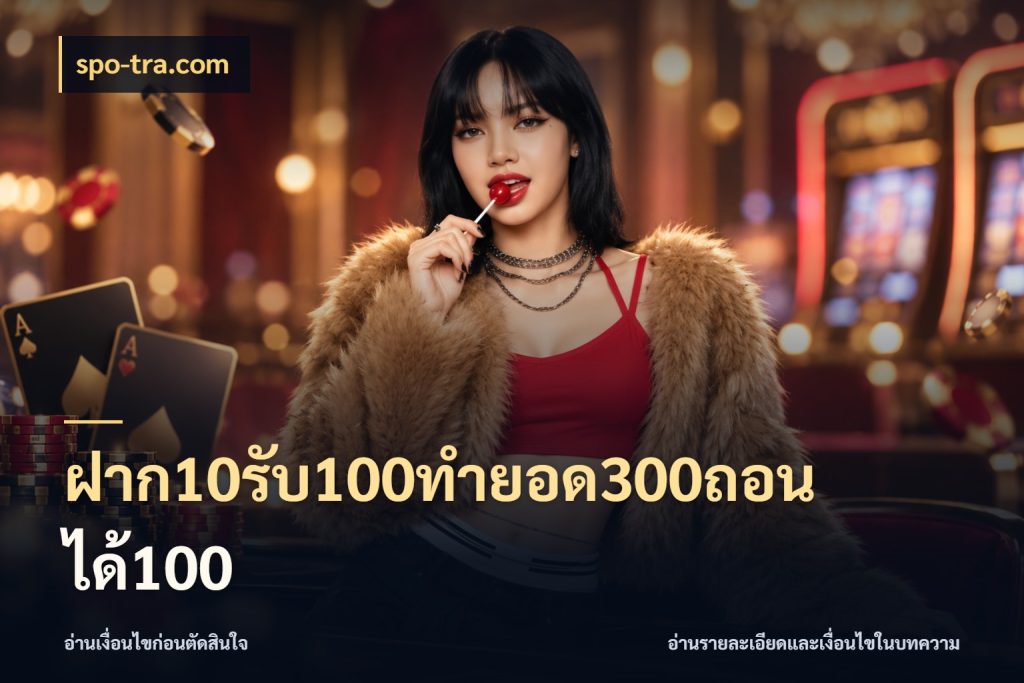 ฝาก10รับ100ทํายอด300ถอนได้100 spo-tra.com โปรกับเกมที่ชอบเลือกให้ตรงสไตล์