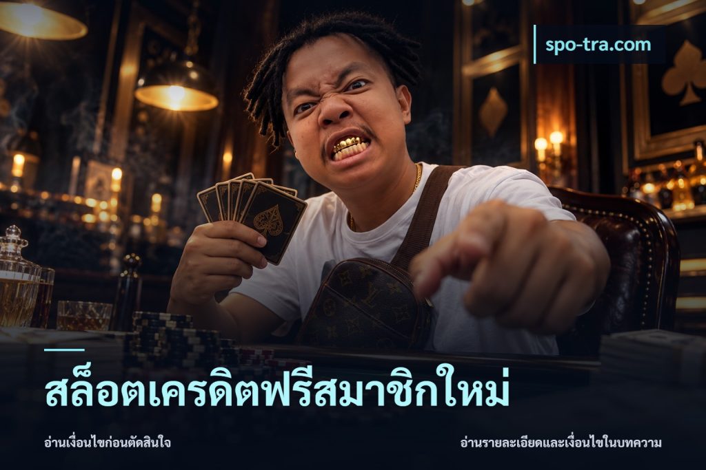 สล็อตเครดิตฟรีสมาชิกใหม่