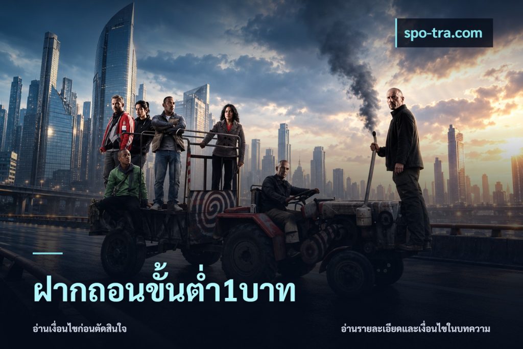 ฝากถอนขั้นต่ำ1บาท