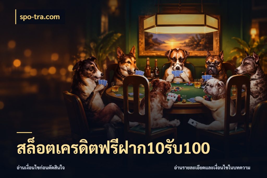 สล็อตเครดิตฟรีฝาก10รับ100 สนุกกับตัวเลือกโปรในสไตล์ของคุณ ในมุม spo-tra.com