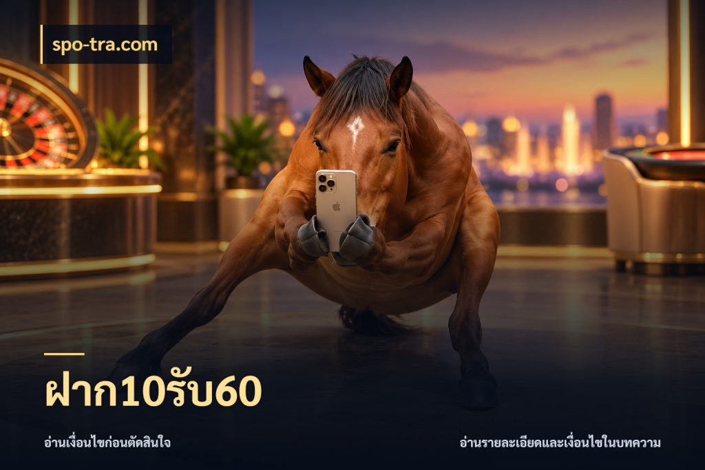ฝาก10รับ60 โปรยอดรับที่สายเกมสนใจ สไตล์ spo-tra.com